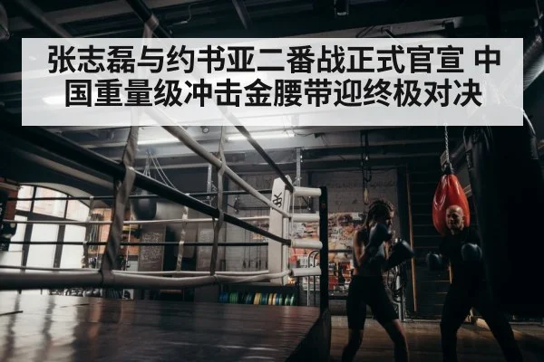 张志磊与约书亚二番战正式官宣 中国重量级冲击金腰带迎终极对决